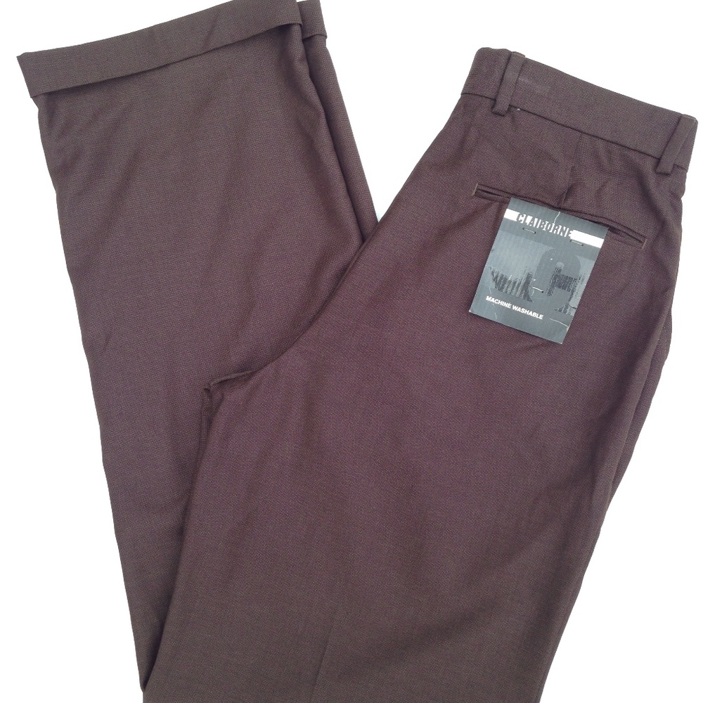 NWT Claiborne Mens Flat Front Pant